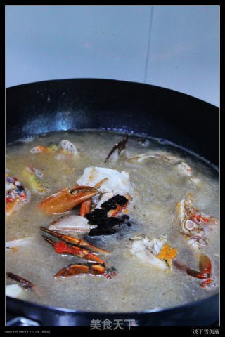 青蟹（膏蟹）生地汤的做法步骤：9