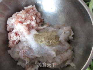 【河南】蔬菜汤汆虾肉丸的做法步骤：6