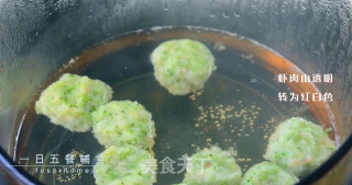 翡翠虾丸——宝宝辅食的做法步骤：4