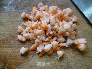 咸菜虾肉炒豆腐的做法步骤：3