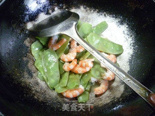 虾肉炒扁豆的做法步骤：8