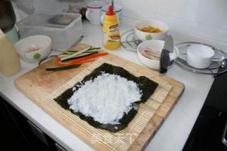 什锦蟹棒寿司的做法步骤：2