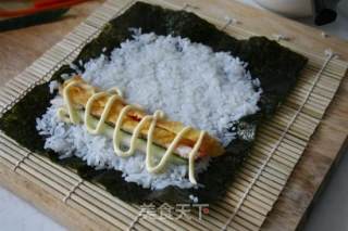 什锦蟹棒寿司的做法步骤：3