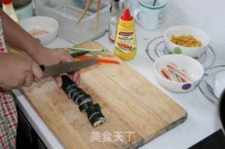 什锦蟹棒寿司的做法步骤：7