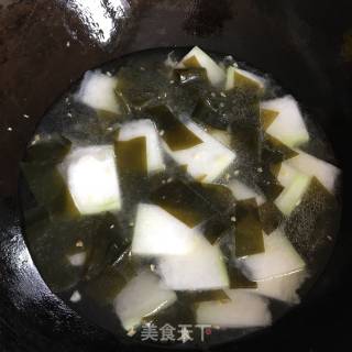 冬瓜虾皮海带汤的做法步骤：6