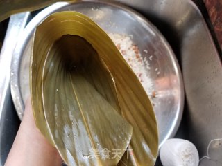 广式蛋黄香菇肉粽的做法步骤：14