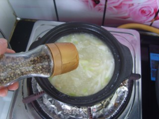 节瓜瑶柱虾米粉丝煲的做法步骤：15