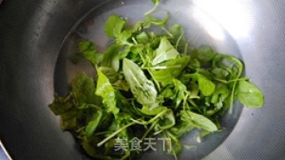 #春食野菜香#荠菜虾米豆腐羹的做法步骤：5