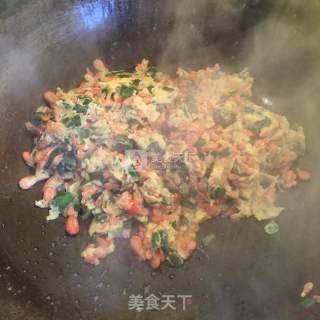 小虾米炒蛋的做法步骤：9