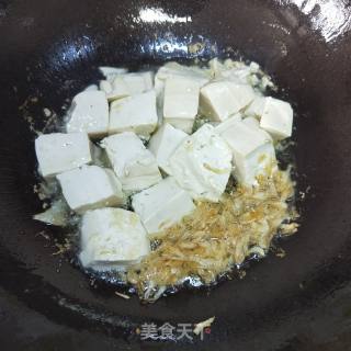 虾米焖豆腐的做法步骤：3