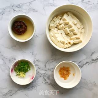 香菇虾米豆腐羹的做法步骤：1