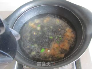 豆腐豆苗肉片汤的做法步骤：5