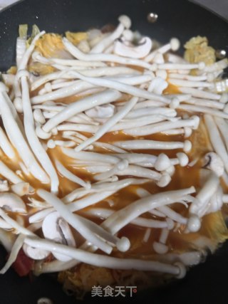 白菜松茸菇汤的做法步骤：7