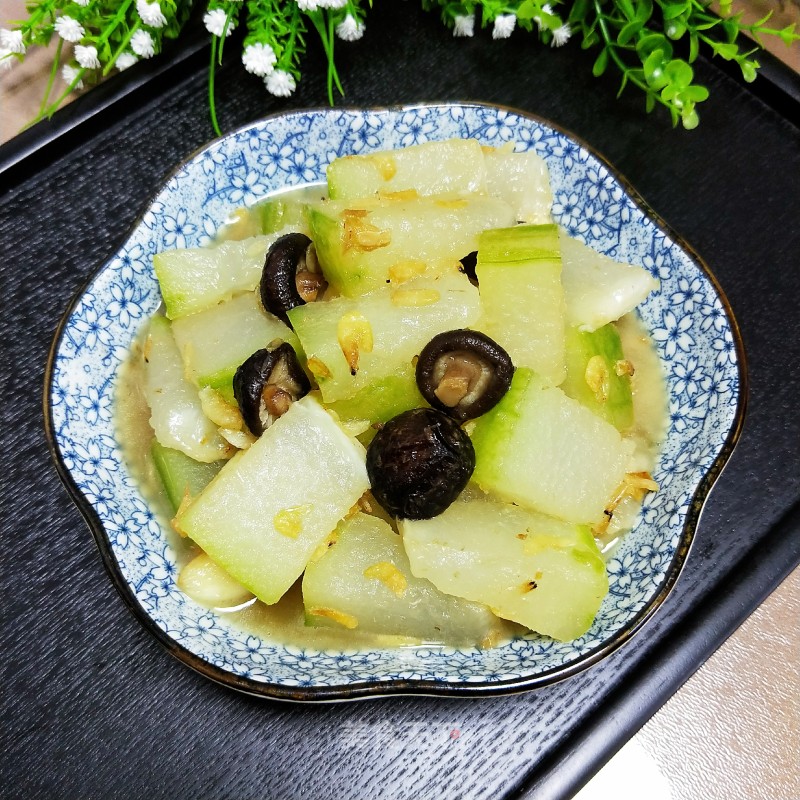 虾米焖冬瓜的做法