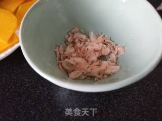 南瓜炒虾米的做法步骤：3
