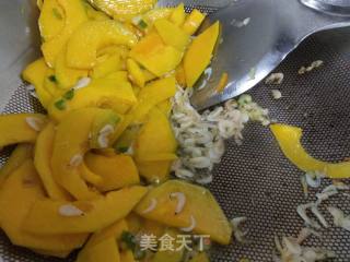 南瓜炒虾米的做法步骤：5