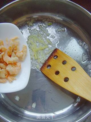 腐竹海米烧芥蓝的做法步骤：5