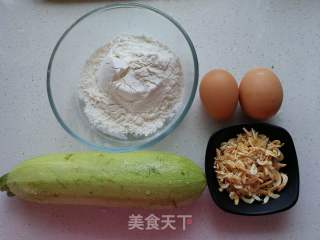 西葫芦蛋饼的做法步骤：1
