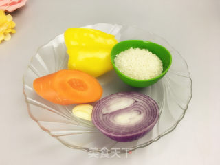五彩鲜蔬虾米粥的做法步骤：1
