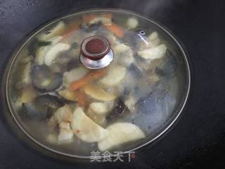 杏鲍菇焖海参的做法步骤：9
