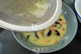 木耳虾米蛋羹的做法步骤：5