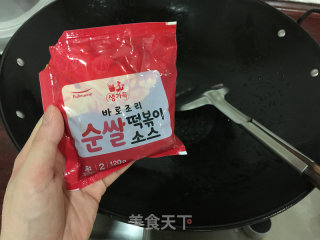 韩式香辣炒年糕的做法步骤：10