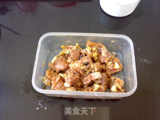 豆豉虾米蒸排骨的做法步骤：5