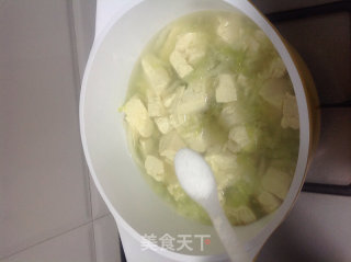 豆腐白菜汤的做法步骤：10