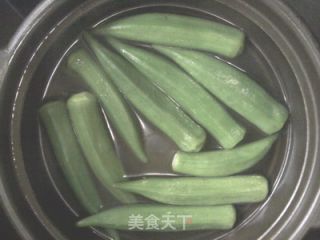 秋葵发菜豆腐煲的做法步骤：4