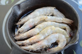 橄榄油黑椒煎大虾的做法步骤：4
