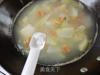 虾米冬瓜汤的做法步骤：9
