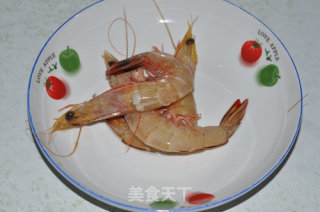 黑椒大虾配香煎杏鲍菇的做法步骤：1