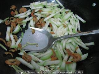 节瓜虾米粉丝煲的做法步骤：6