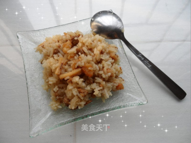 生炒糯米饭的做法
