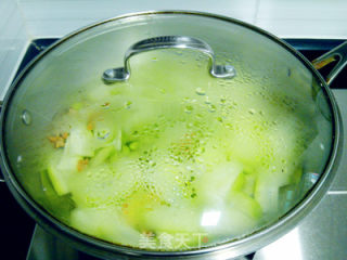 青豆节瓜汤的做法步骤：7