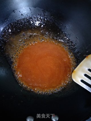 茄汁西兰花虾球的做法步骤：6