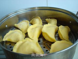 西葫芦玉米面蒸饺的做法步骤：9