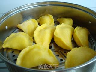 西葫芦玉米面蒸饺的做法步骤：10