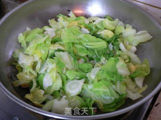 清炒包菜的做法步骤：9