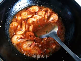 茄汁大虾的做法步骤：10
