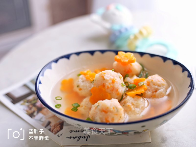辅食--胡萝卜鳕鱼虾丸（9M+）的做法