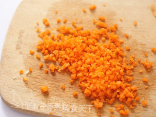 辅食--胡萝卜鳕鱼虾丸（9M+）的做法步骤：3