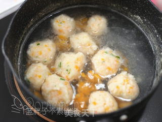 辅食--胡萝卜鳕鱼虾丸（9M+）的做法步骤：7