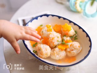 辅食--胡萝卜鳕鱼虾丸（9M+）的做法步骤：8