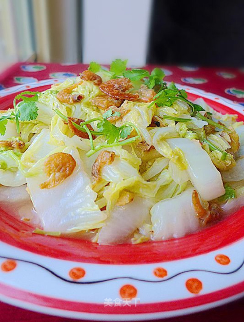 虾米炒大白菜的做法