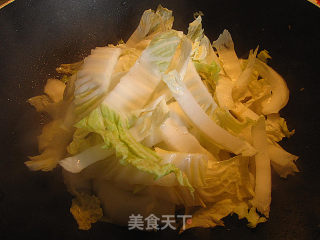 虾米炒大白菜的做法步骤：3