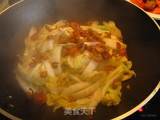 虾米炒大白菜的做法步骤：7