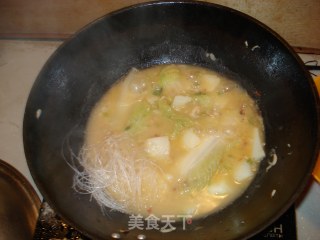 土豆白菜粉丝汤的做法步骤：8