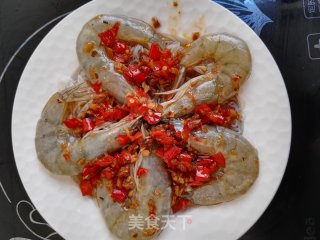 剁椒粉丝蒸虾的做法步骤：11