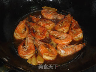 黄酒烧虾的做法步骤：9
